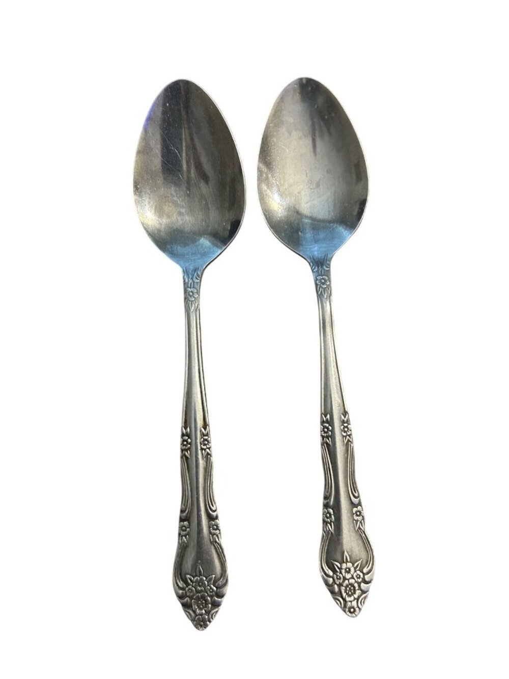 Stanley Roberts Dream Rose Stainless Steel Table Spoons Set Of 2 Discontinued Pa
